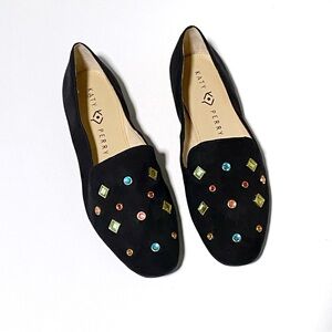 Katy Perry The Turner Microsuede Colorful
Jewel Rhinestone Embellished Flats